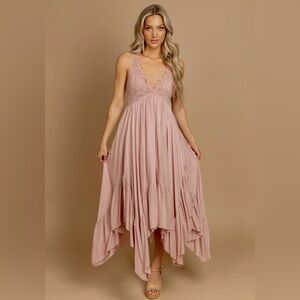 Joy Folie Poesy Midi Dress Size Medium